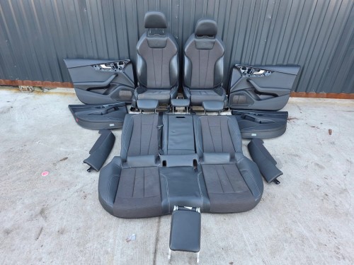FOTEL FOTELE SKÓRA + MATERIAŁ KOMPLET S LINE AUDI A4 B9 SEDAN AVANT !!! *3