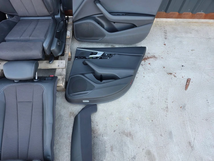 FOTEL FOTELE SKÓRA + MATERIAŁ KOMPLET S LINE AUDI A4 B9 SEDAN AVANT !!! *3