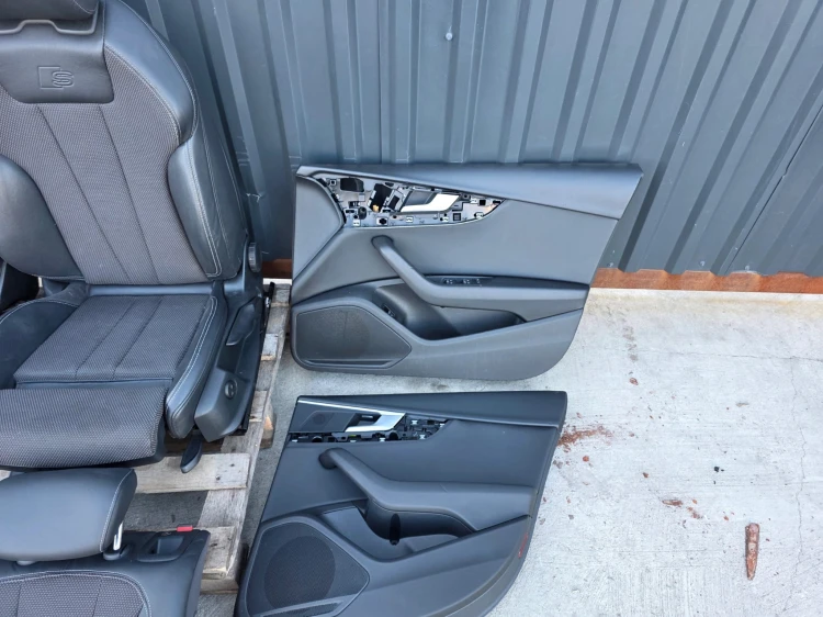 FOTEL FOTELE SKÓRA + MATERIAŁ KOMPLET S LINE AUDI A4 B9 SEDAN AVANT !!! *3