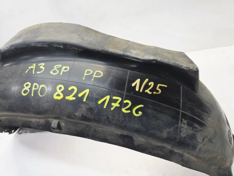 NADKOLE PLASTIKOWE PRAWY PRZÓD AUDI A3 8P 8P0821172G 1/25