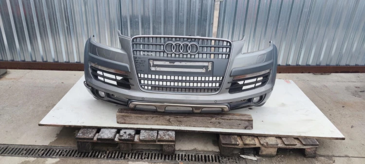 ZDERZAK PRZÓD AUDI Q7 4L CROSS OFF ROAD SPRYSKI PDC LY7G KOMPLET ORYGINAŁ !