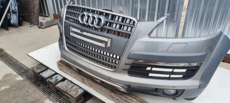 ZDERZAK PRZÓD AUDI Q7 4L CROSS OFF ROAD SPRYSKI PDC LY7G KOMPLET ORYGINAŁ !