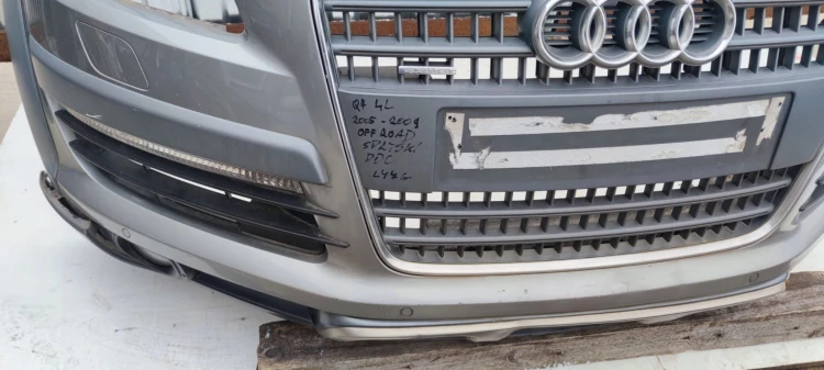 ZDERZAK PRZÓD AUDI Q7 4L CROSS OFF ROAD SPRYSKI PDC LY7G KOMPLET ORYGINAŁ !