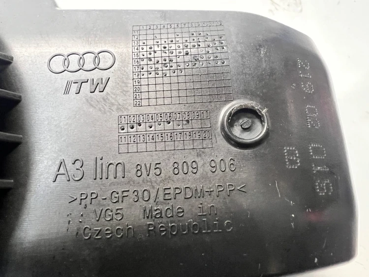 KLAPKA WLEWU PALIWA AUDI A3 8V SEDAN LY3U 8V5809906