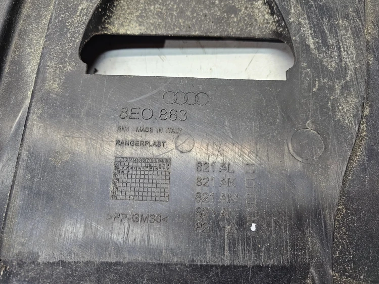 OSŁONA POD SILNIK PŁYTA AUDI A4 B6 B7 8E0863821BA