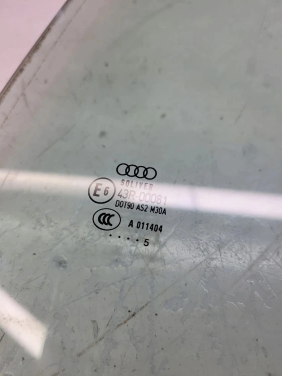 SZYBA DRZWI LEWY TYŁ AUDI A6 C6 AVANT 4F9 2005R