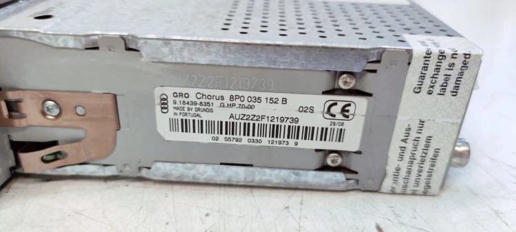 RADIO AUDI CHORUS AUDI A3 8P 8P0035152B