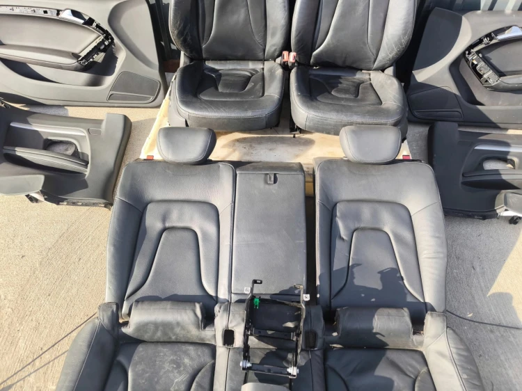 FOTEL FOTELE AUDI A5 8T COUPE SKÓRA PEŁNA ELEKTRYKA GRZANE KOMPLET *3*!!!