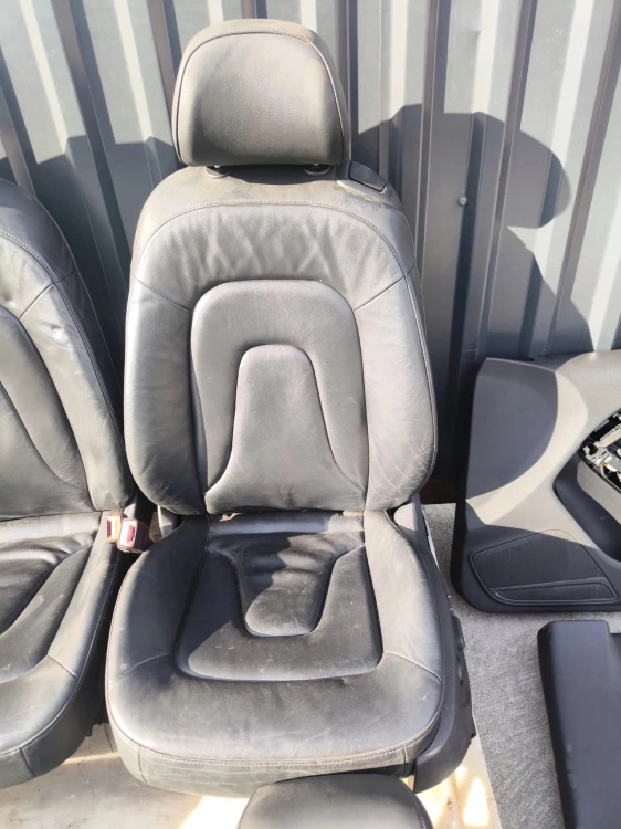 FOTEL FOTELE AUDI A5 8T COUPE SKÓRA PEŁNA ELEKTRYKA GRZANE KOMPLET *3*!!!