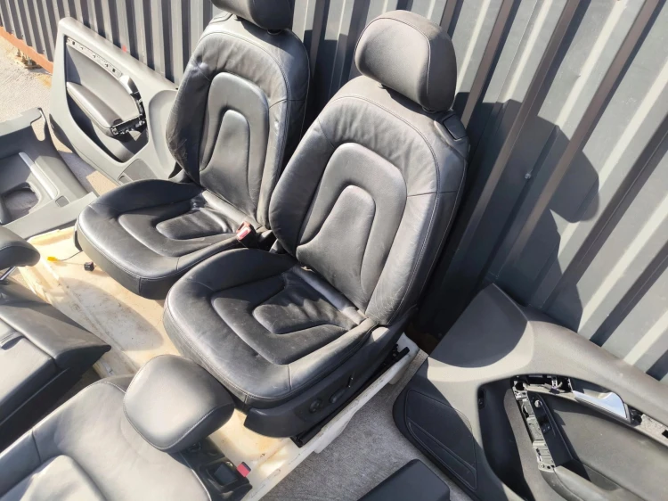 FOTEL FOTELE AUDI A5 8T COUPE SKÓRA PEŁNA ELEKTRYKA GRZANE KOMPLET *3*!!!