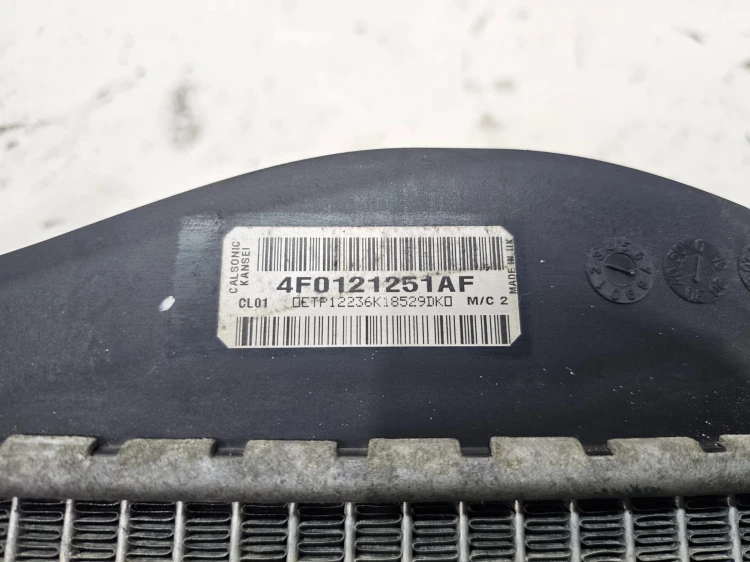 CHŁODNICA WODY AUDI A6 C6 LIFT 3.0 TFSI 4F0121251AF