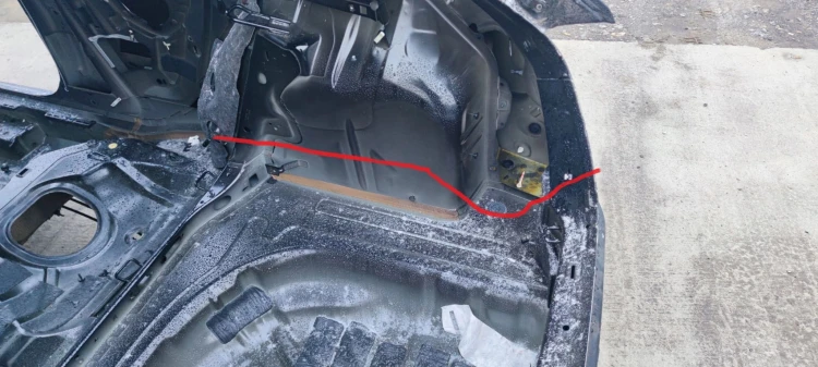 ĆWIARTKA WANNA PAS TYLNY AUDI A3 8V 3-DRZWI 2011-2016 ORYGINAŁ