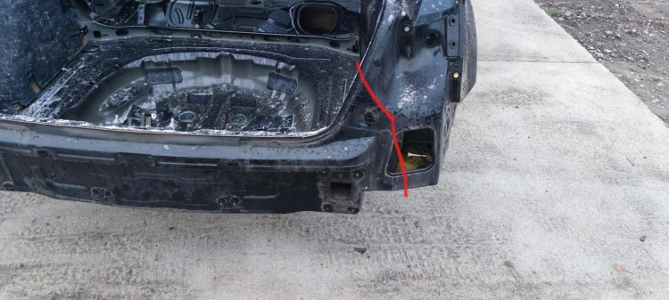 ĆWIARTKA WANNA PAS TYLNY AUDI A3 8V 3-DRZWI 2011-2016 ORYGINAŁ