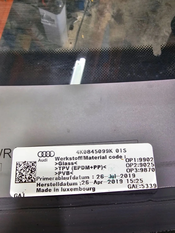 SZYBA PRZEDNIA CZOŁOWA AUDI A6 C8 4K0845099K 2019R