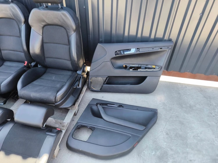 FOTEL FOTELE AUDI A3 8P SKÓRA KUBEŁKI SPORTBACK 5-DRZWI S LINE PÓŁ SKÓRA