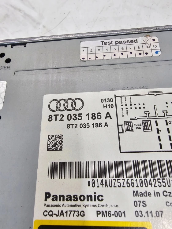 RADIO ZMIENIARKA CD AUDI A4 B8 A5 Q5 8T2035186A