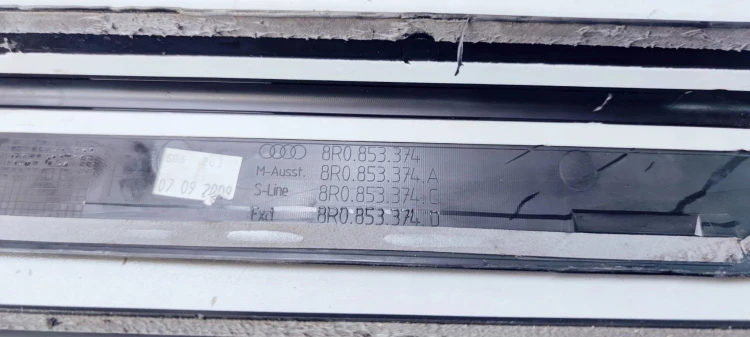 LISTWA LISTWY PROGOWE S LINE AUDI Q5 8R ORYGINAŁ