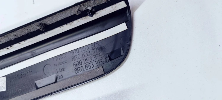 LISTWA LISTWY PROGOWE S LINE AUDI Q5 8R ORYGINAŁ