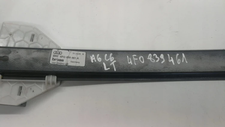 MECHANIZM SZYBY LEWY TYŁ AUDI A6 C6 4F0839461 A B