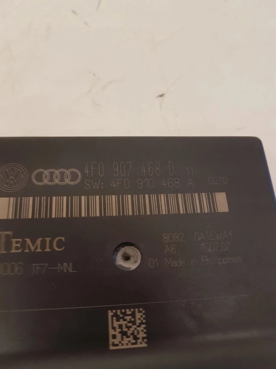 MODUŁ STEROWNIK GATEWAY AUDI A6 C6 4F0907468D