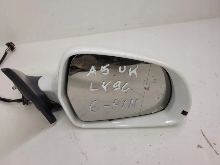 LUSTERKO ZEWNĘTRZNE PRAWE AUDI A5 8T LY9C 6-PIN UK