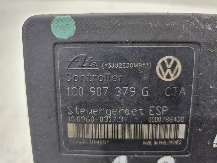 POMPA + STEROWNIK ABS ESP AUDI A3 8L 1.9 TDI 1C0907379G