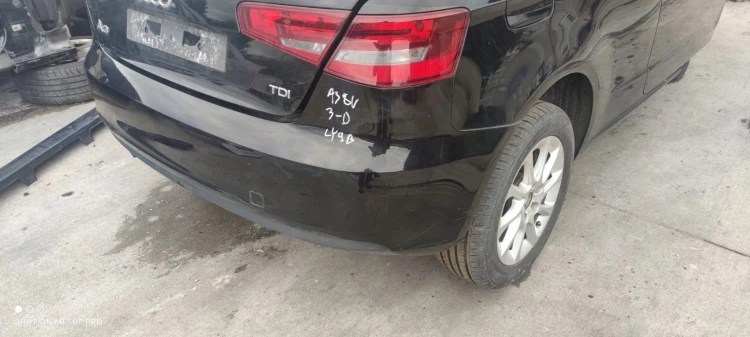 ZDERZAK TYŁ AUDI A3 8V3 3-DRZWI LY9B ORYGINAŁ