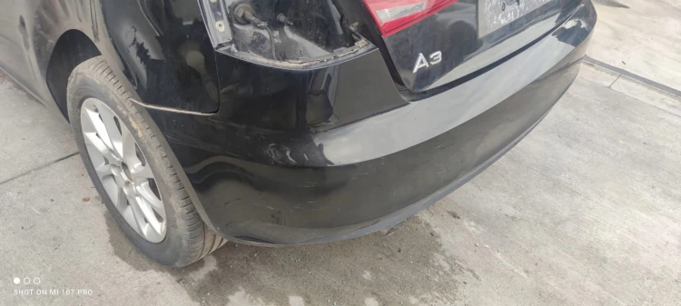ZDERZAK TYŁ AUDI A3 8V3 3-DRZWI LY9B ORYGINAŁ