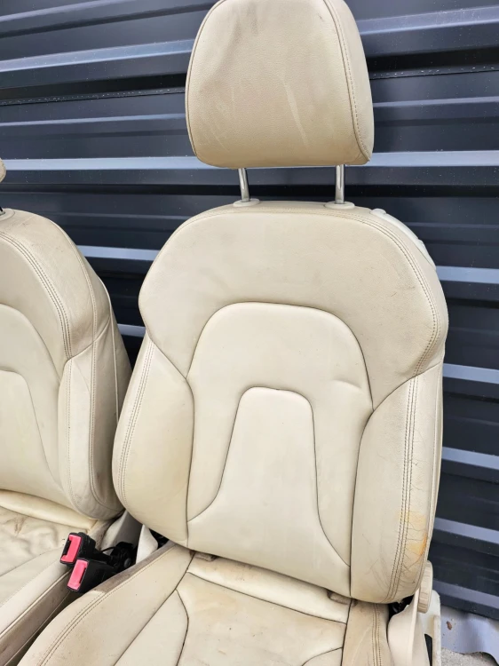 FOTEL FOTELE AUDI A5 SKÓRA COUPE JASNA SKÓRA KPL