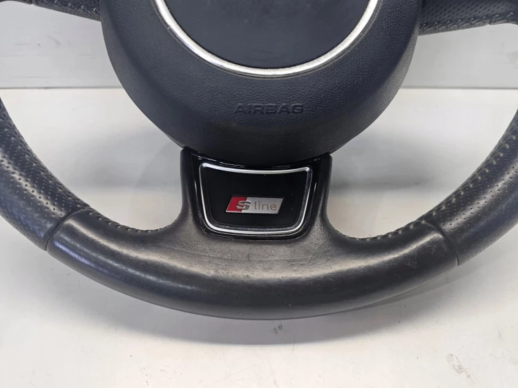 KIEROWNICA SKÓRA MULTIFUNKCJA AUDI Q3 8U 8U0419091R S-LINE KOMPLET