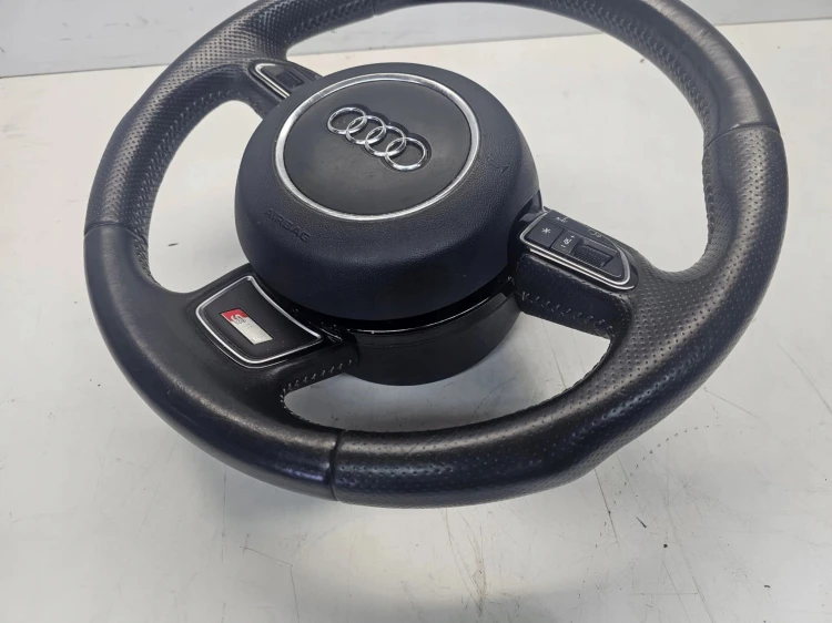 KIEROWNICA SKÓRA MULTIFUNKCJA AUDI Q3 8U 8U0419091R S-LINE KOMPLET