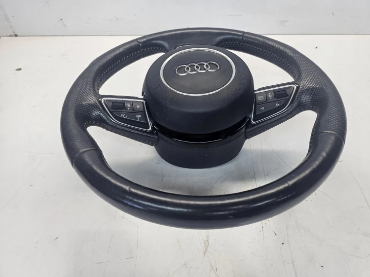 KIEROWNICA SKÓRA MULTIFUNKCJA AUDI Q3 8U 8U0419091R S-LINE KOMPLET