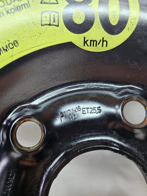 KOŁO DOJAZDOWE AUDI A3 8P 8V VW SEAT 5Q0601027AR R16