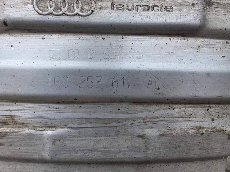 TŁUMIK WYDECH AUDI A6 C7 A7 4G 3.0 TDI 4G0253611AE 4G0253612AE ORYGINAŁ !!!