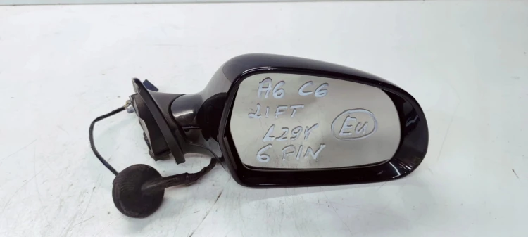 LUSTERKO ZEWNĘTRZNE PRAWE AUDI A6 C6 LIFT LZ9Y UK 6-PIN