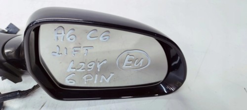 LUSTERKO ZEWNĘTRZNE PRAWE AUDI A6 C6 LIFT LZ9Y UK 6-PIN