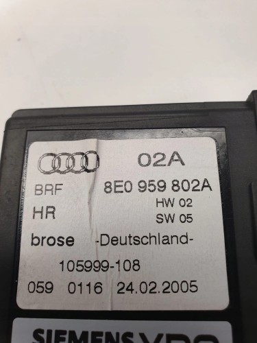 SILNIK SILNICZEK SZYBY AUDI A4 B6 B7 8E0959802A