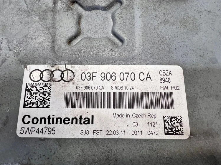 KOMPUTER STEROWNIK SILNIKA AUDI VW 1.2 TSI TFSI 03F906070CA
