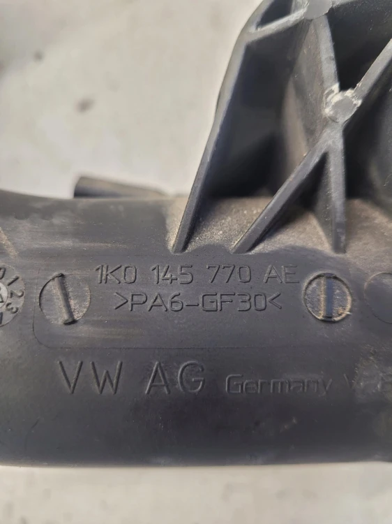 RURA WĄŻ INTERCOOLERA AUDI VW SKODA 1K0145770AE