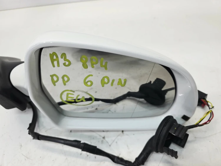 LUSTERKO ZEWNĘTRZNE PRAWY PRZÓD AUDI A3 8P LIFT LY9C 6 PIN 8P4 EUROPA