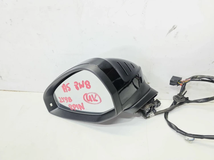 LUSTERKO ZEWNĘTRZNE LEWE AUDI A5 8W8 SPORTBACK LY9B 8 PIN UK