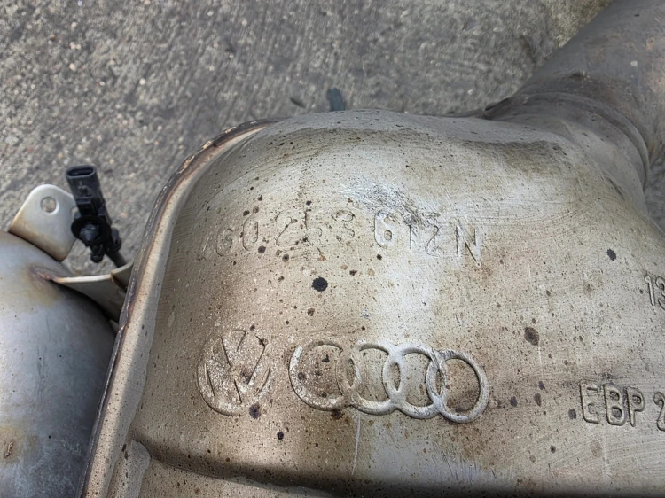 TŁUMIK WYDECH AUDI A6 C7 A7 4G 3.0 TDI 4G0253611N 4G0253612N AKTYWNY !!!