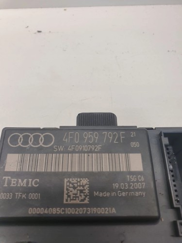 MODUŁ STEROWNIK DRZWI AUDI A6 C6 Q7 4L 4F0959792F