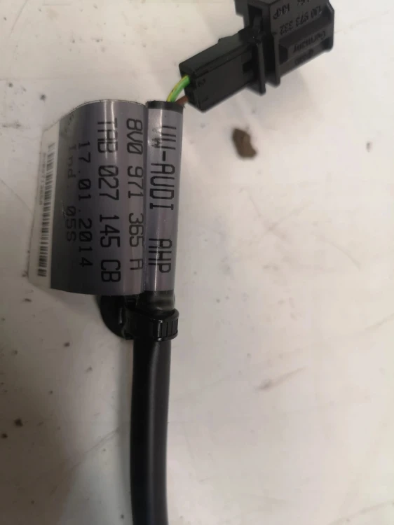 WIĄZKA INSTALACJA FOTELA AUDI A3 8V 8V0971365A