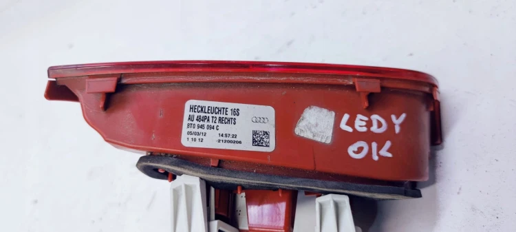 LAMPA PRAWY TYŁ Z KLAPY AUDI A5 LIFT 8T0945094C