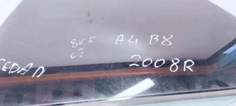 SZYBA BOCZNA DRZWI LEWY TYŁ AUDI A4 B8 8K5 2008