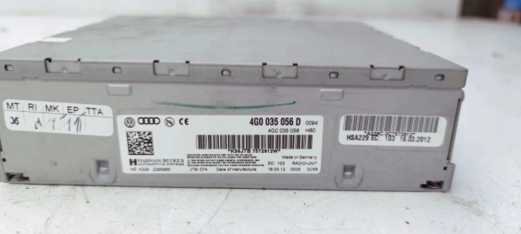 TUNER RADIOWY MODUŁ RADIA AUDI A7 A6 A5 4G0035056D