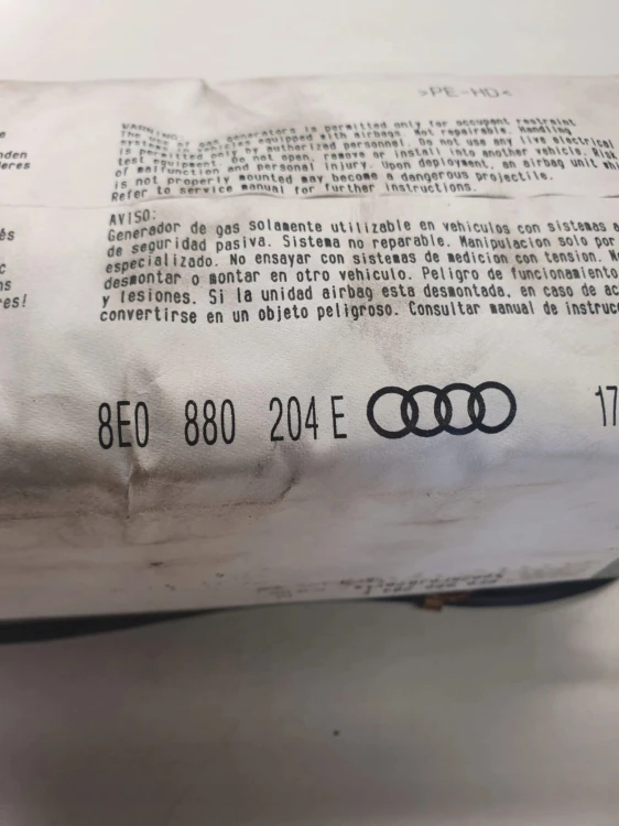 PODUSZKA POWIETRZNA PASAŻERA AUDI A4 B7 8E0880204E