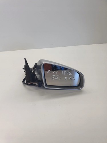 LUSTERKO ZEWNĘTRZNE PRAWE AUDI A6 C6 LY7W 5PIN UK
