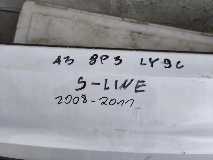 ZDERZAK TYŁ AUDI A3 8P 3-DRZWI 3D LY9C 2008-2011 S LINE BEZ PDC KOMPLETNY !